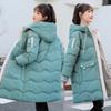 Winter dick gepolsterter Mantel Damen mittellange lose gepolsterte Jacke