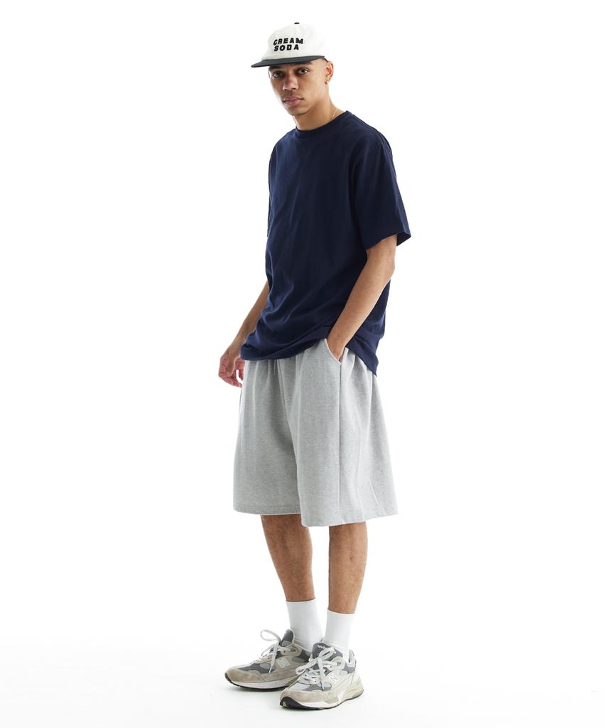 CREAM SODA LAB Minimal Wide Training Essential Side Cut Bermuda Shorts