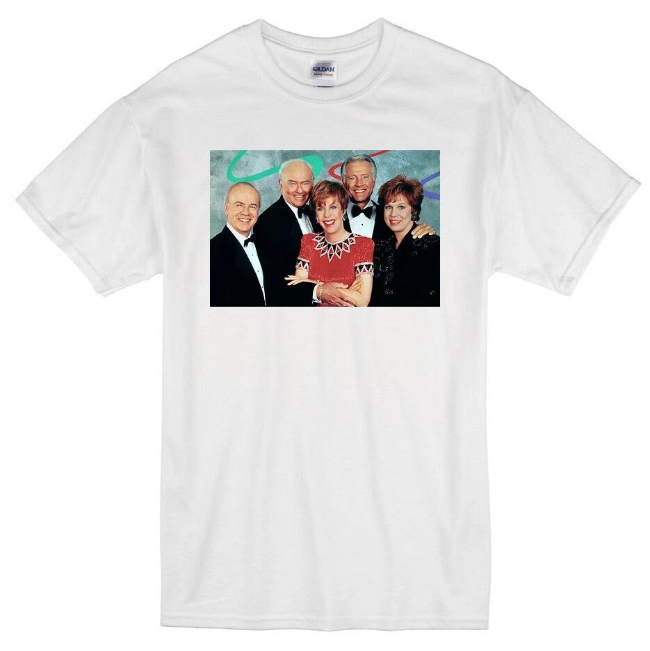 

CAROL BURNETT SHOW TIM CONWAY HARVEY KORMAN VICKI LAWRENCE TV WHITE T-shirt 2XL