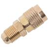 2x R32/R22/R410a Schnellkupplungsadapter 5/16-SAE F auf 1/4-SAE Klimaanlagen
