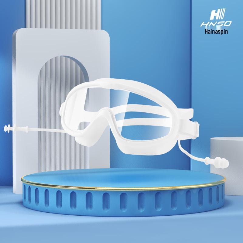 Adult & Children s Waterproof Anti-Fog High Definition Swim Goggles with Large Frame for Diving