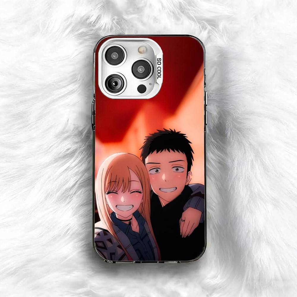 

Моя D-Dress-Up D-Darling Чохол для телефону iPhone 16 17 15 14 12 13 Pro Max Чорний Колір Ударостійкий Чохол iPhone16e