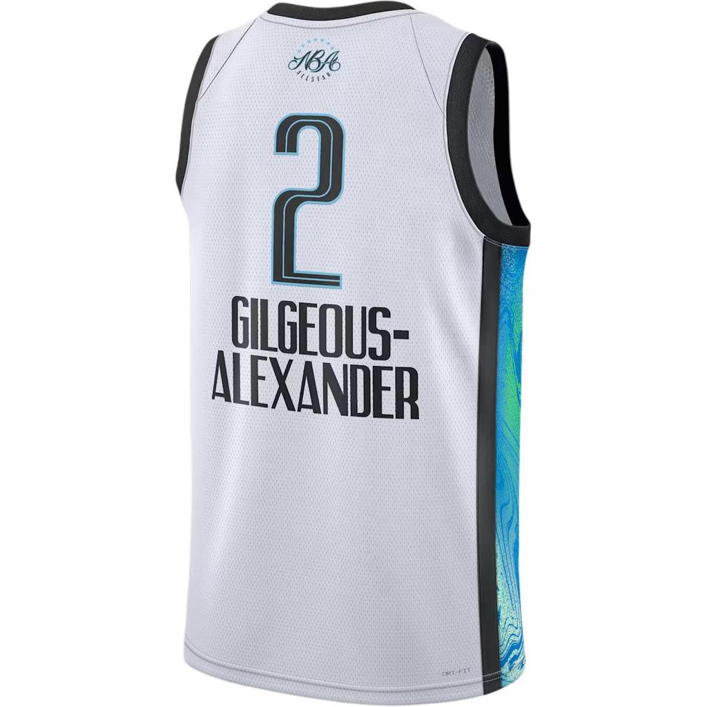 Jordan Maglia da basket da uomo NBA All-Star Shai Gilgeous-Alexander 2026 Swingman Dry-Fit Girocollo Senza Maniche jersey IZ4395-101