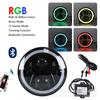 7-Inch 60W RGB LED Headlight for Harley-Davidson Glider Motorcycle