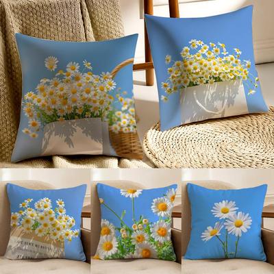 Symbols Of Innocence And Hope DDaisy Cushion Cover Pillowcase Antidustmite Living Room Sofa Decor Cushion Room