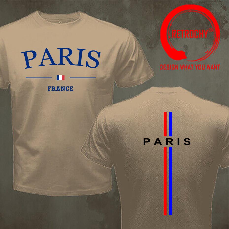 Vintage French Paris Print T Shirt Unisex Casual Tshirt O Neck Short Sleeve Tops Tee Shirt Fashionable Comfy Casual Summer TShirt