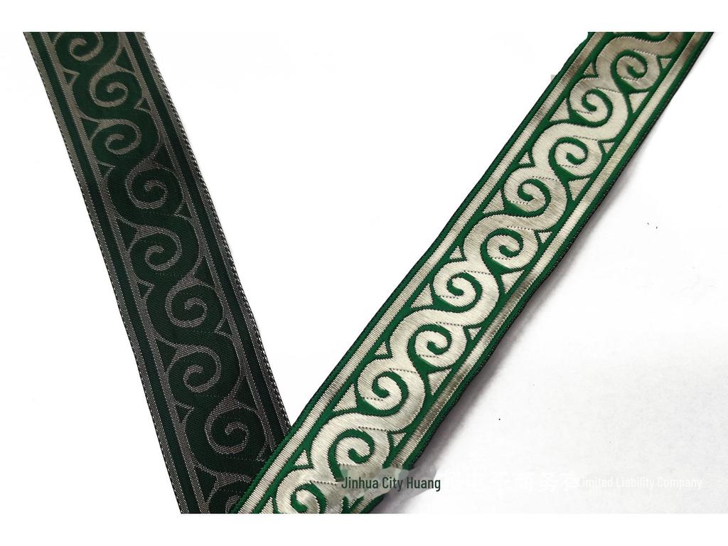 Ethnic Jacquard Lace Trims for Neckline, Cuffs, and Skirt Edging.