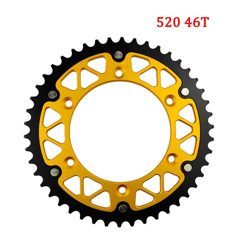 AHL Motorcycle 45T 46T 47T 48T 49T 51T 52T Rear Sprocket For SUZUKI RM125 RM250 DR250 DRZ250 DR-Z250 DR350 RMZ250 RM-Z250 RMX250