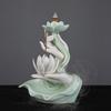 Ceramic Incense Burner Fountain Hand Shape Reflux Incense Burn Tray  Home Decoration