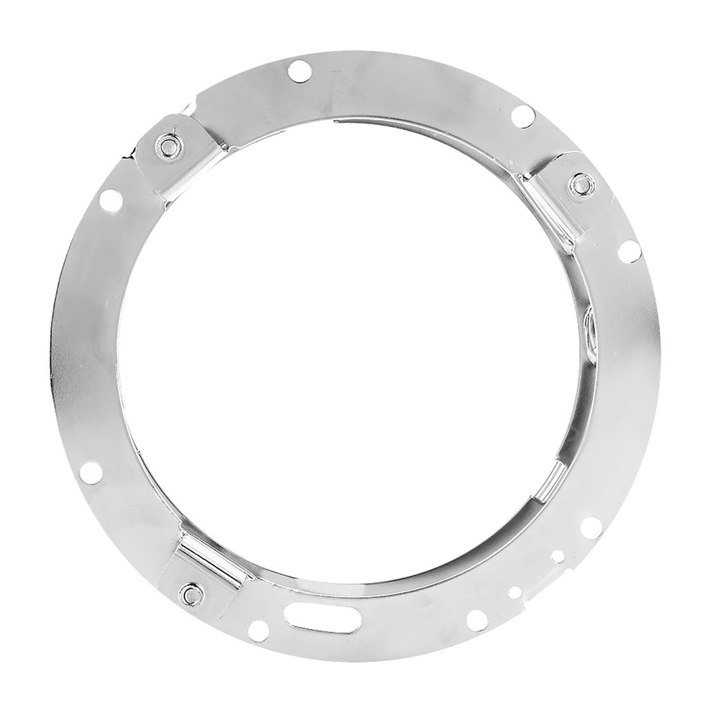 7 inch Car Headlight Round Ring Mounting Bracket for Jeep Wrangler (Silver)