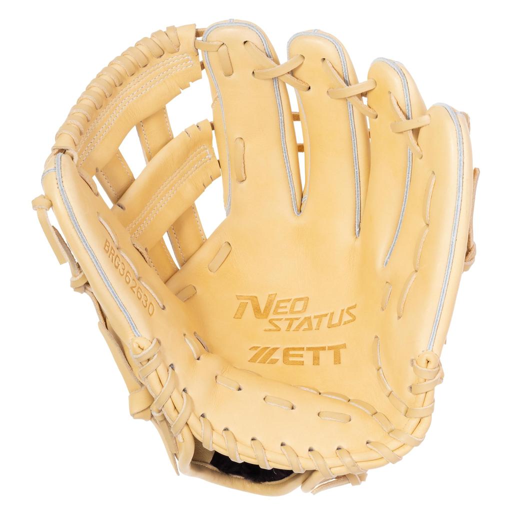 ZETT Neo Status Softball Kenta Imamiya Player Pastel Size 5 Glove, Type, All-Around, Right-Handed Throw, Brown, (BRG362630)