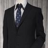 [CUFFSMANIA] Navy Blue Bee Pattern Tie - Funny, Unique, and Interesting