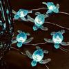 Ocean Themed String Light Sea Turtle Colorful Party Decorative Indoor Outdoor Nautical String Light Festival Birthday Lamp Decor