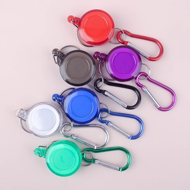 Zatahovací Držák na Klíčenku Odznaky Antikraděžní Klíčenka Držák na Klíče AntiLost Držák na Karty Klíčenka Snadné použití