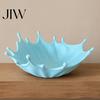 Coastal Style Organizer 3D Printed Jewelry Tray for Rings Earrings Bracelets, Ocean Splash Boho Home Decor Trinket Dish, Decorative Desktop