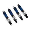4pcs 60MM Threaded Shock Absorber Damper for 1 18 RC Crawler Upgrade Parts Aluminum Alloy Nylon Blue