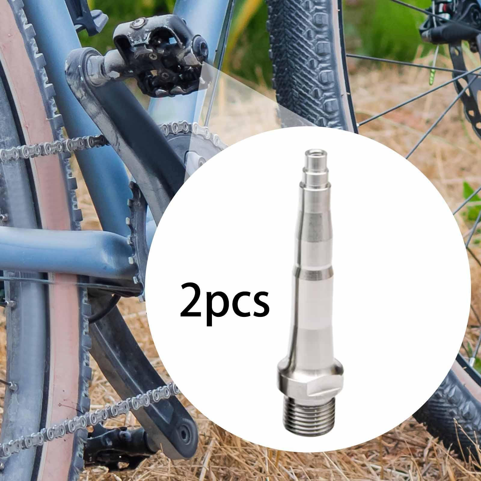 

2 Pieces Bike Pedal Axle Foot Pegs High Reliability Sturdy Practical Easy Installation 73mm 78mm