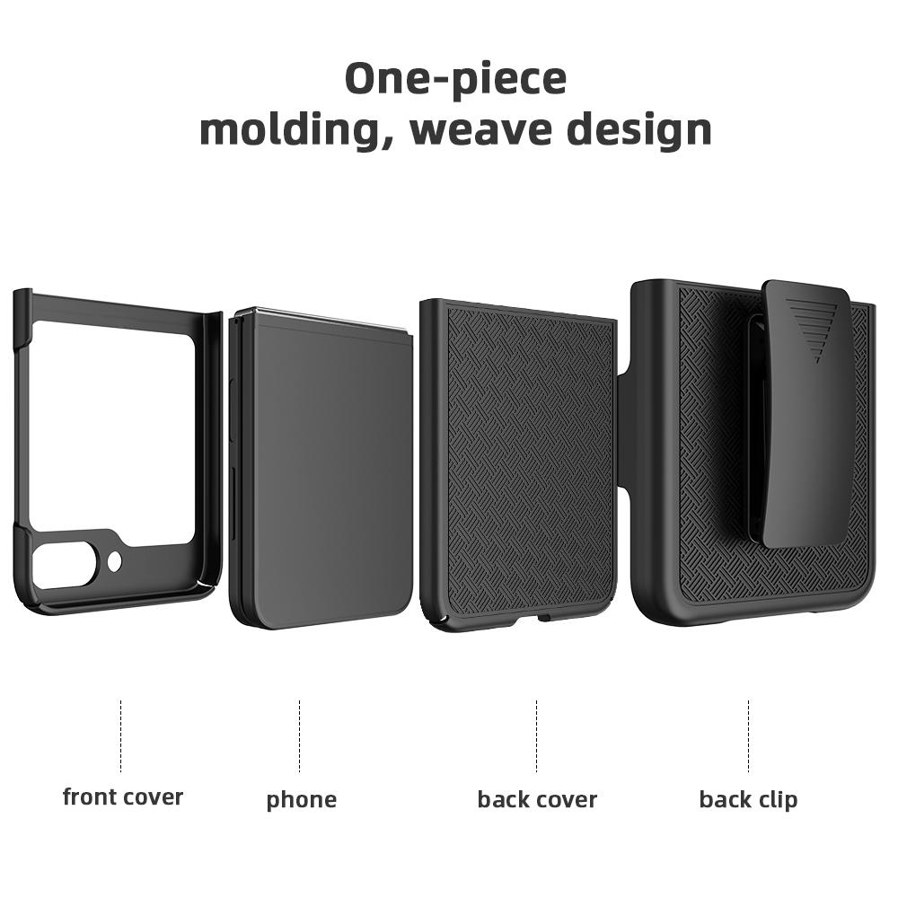 Custodia Sportiva per Telefono per Samsung Galaxy Z Flip3 Flip 3 5G con Porta Clip da Cintura Custodie Protettive