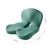Memory Foam Seat Cushion One-piece Office Chair Cushion Breathable Sitting Pillow Massage Lumbar Support Pain Relief Supplies