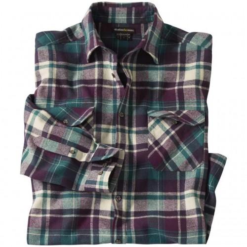 Atlas For Men Mens Checked Flannel Shirt