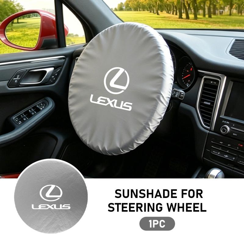 

Summer Car Steering Wheel Anti-Heat Sun Shade Cover For Lexus RX350 IS250 CT200h ES250 ES300h NX300h IS200 GS300