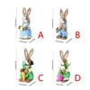 Artificial Straw Easters Rabbit Holiday Wedding Indoor Outdoor Festival Supplies Decorations Rabbit Doll Animal Model