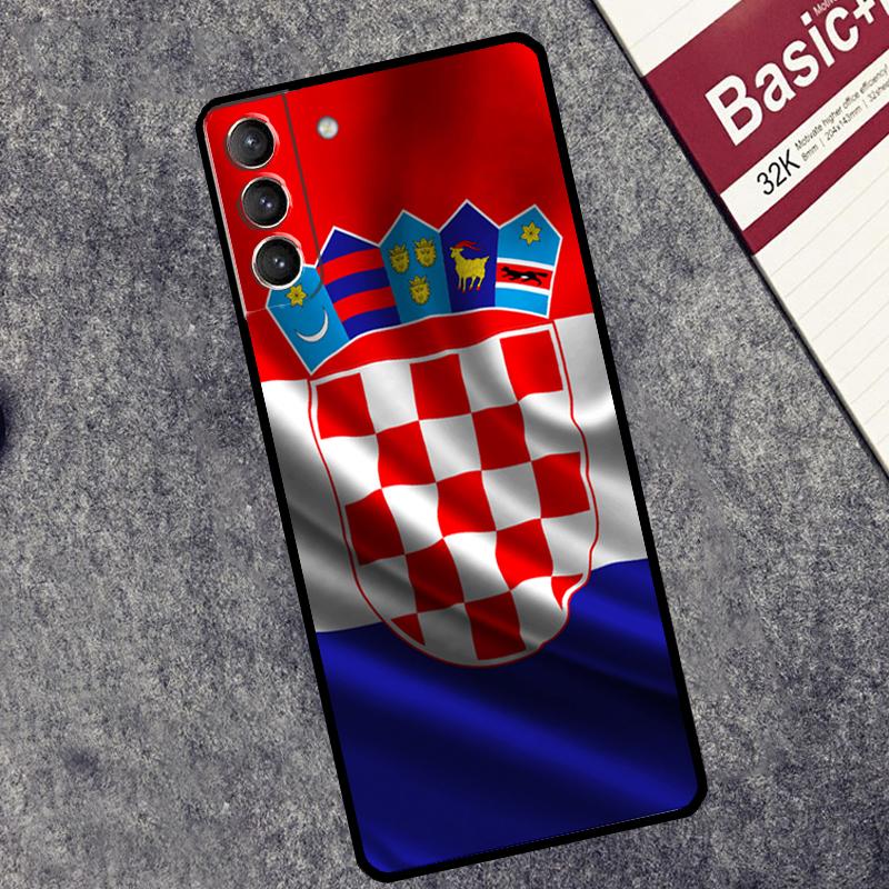Kroatien Wappen Flagge Hülle Für Samsung Galaxy S25 S26 Ultra S20 S21 S22 S23 S10 Plus S25 FE S24 Ultra Abdeckung Coque Galaxy S20Ultra