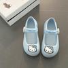 Cute and Simple Cartoon Hello Kitty Bag Head Single Shoes Women's Summer 2025 New Fashion Outside Breathable Sandals