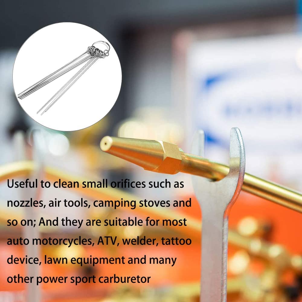 Utoolmart Nozzle Cleaning Needle Set of 8 Wire Diameter 0.5~1.5mm