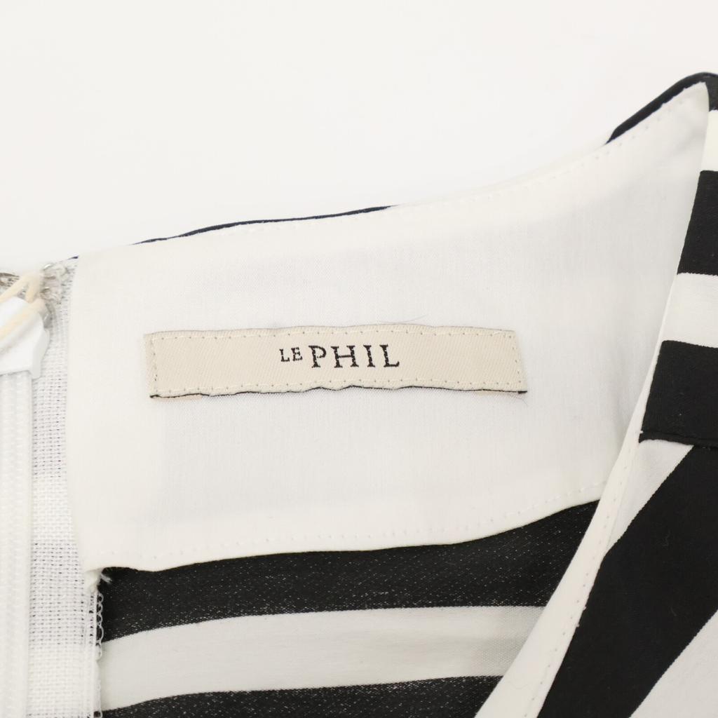 LE PHIL 534-0240601 Black x White Striped Short Sleeve Maxi Dress dress 1 Black x whiteUsed