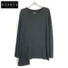 B Yohji Yamamoto [Excellent Condition] NV-T71-970 Asymmetrical L/S Cut and Sew Tops 2 blackUsed