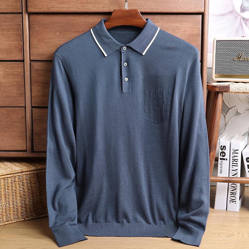 Vielseitiger lässiger Pullover für Mittelalte und Ältere, Unterhemd, Väterbekleidung