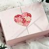 4 Rolls of 500 Heart-Shaped Cool Pattern Stickers Each, Valentine's Day Gift Stickers, Holiday Decoration Gifts, Elegant Pink Heart Sealing S