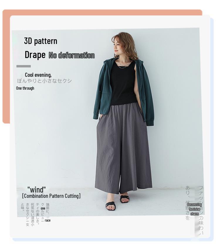 Rakuten Kadın Keten Pamuk Çok Renkli Bol Geniş Paça Cepli Culottes – Ekstra Uzun İlkbahar/Yaz Günlük Pantolon 2021 Koleksiyonu.