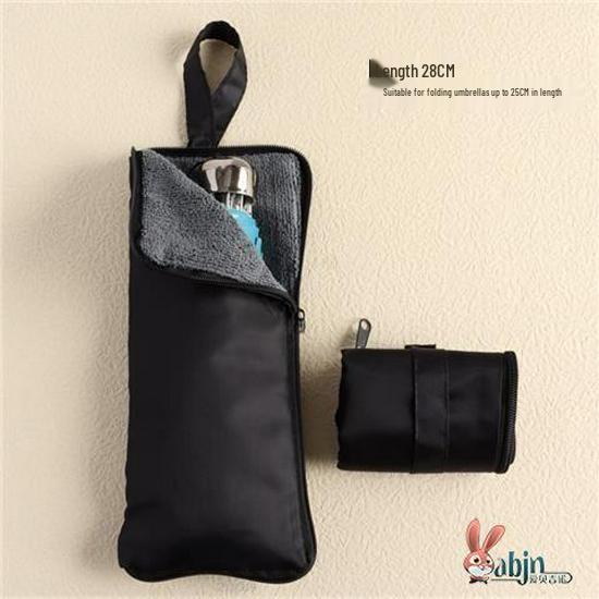 Waterproof Portable Umbrella Storage Bag: Absorbent, Handheld, Hanging Pouch for Wet Umbrellas
