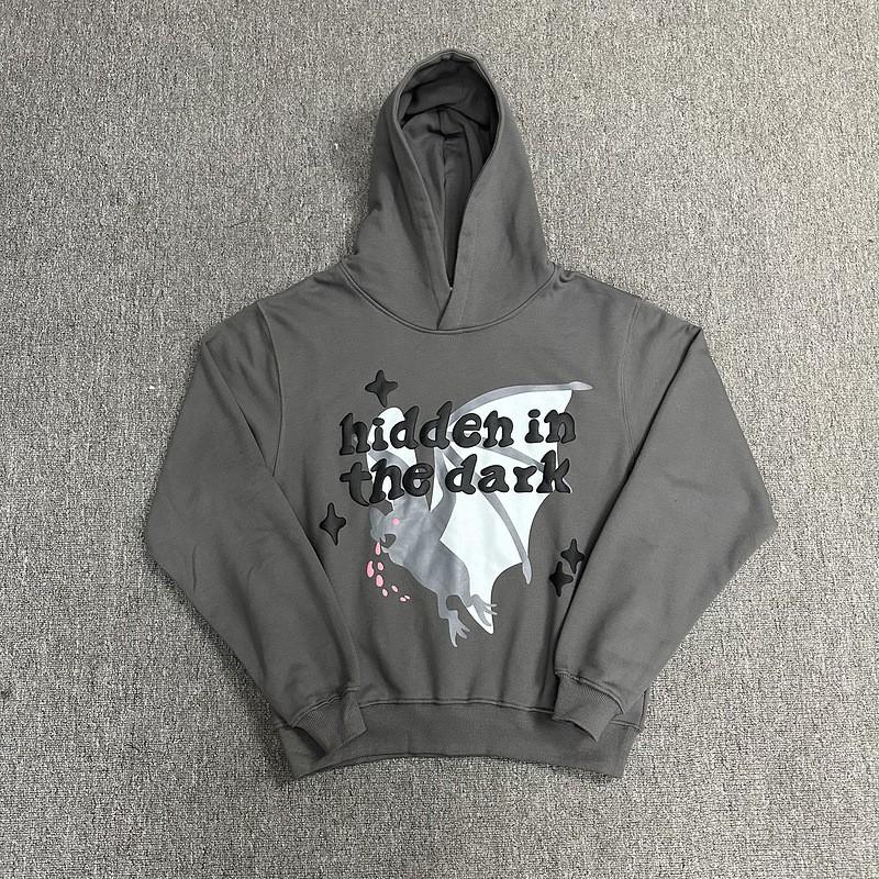 Bluza z kapturem z grafiką Broken Planet Męska Luźny krój Hip Hop Streetwear