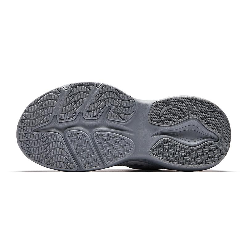 Anta Cushioning, Wear Resistant Low top Chunky Sneakers Women's Gray Silver Purple 122548840-5