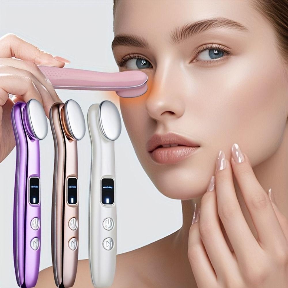 3 Modes Eye Massager Wand Hot Compress Eye Lifting Wand Vibration Eye Care Tool  Facial Relaxation