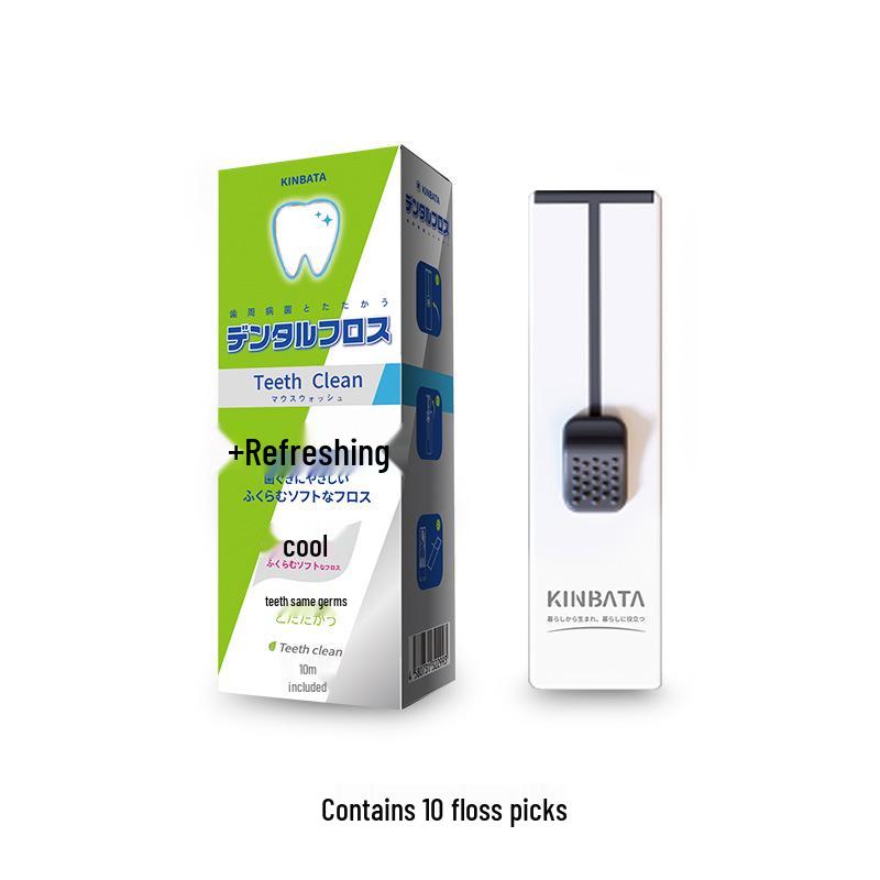 

Ultra-Fine Mint Dental Floss Sticks with Automatic Box - Family Pack