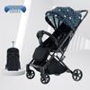Lightweight Baby Stroller: Sit and Lie, One-Key Fold, Four-Wheel Shock Absorption, Outdoor Umbrella Car.