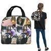 Malice Mizer Visual Kei Groupe de Rock Japonais Gothique Sac à Lunch Isotherme pour Femmes Enfants Boîtes Alimentaires Boîte à Lunch Thermique Sac Fourre-tout
