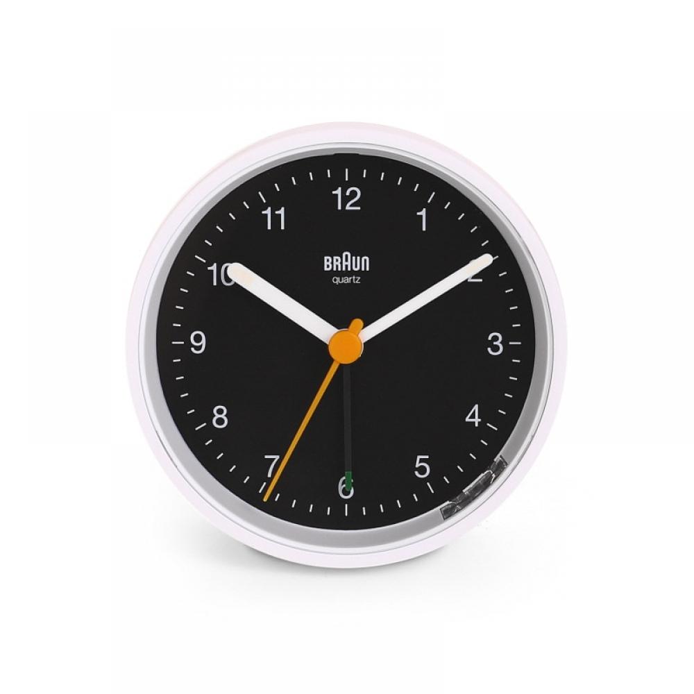 Braun Bc12wb Classic Crescendo Alarm Low Noise Public Desk Clock