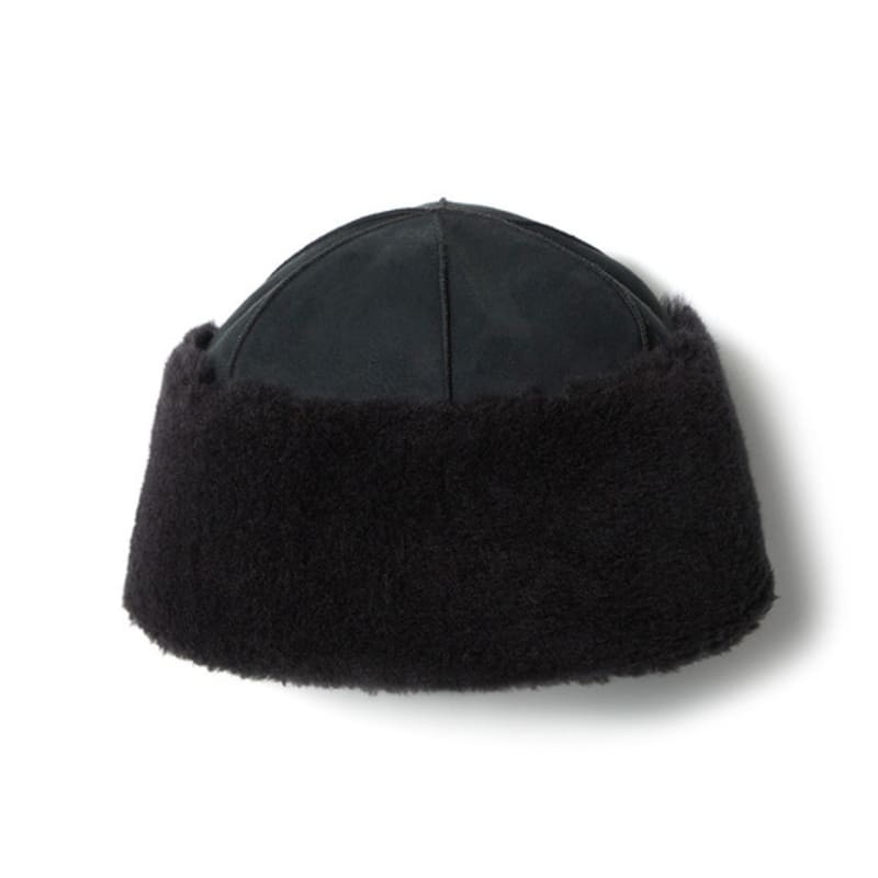 LE17SEPTEMBRE BLACK SHEARLING HAT [BLACK]
