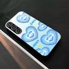 Blaues Herz Schutzhülle Exquisit High-End Handyhülle Glas TPU Handyhülle für Samsung Galaxy S26 S25 S24 S23 S22 S21 FE, Ultra, Plus