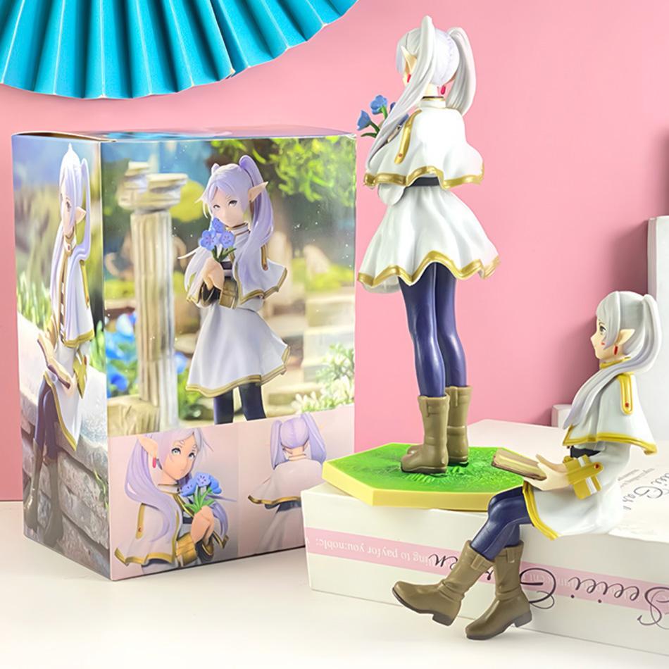 Anime Frieren 'Beyond Journey'S End' Elf Character Collectible Figure Pvc Model Toy For Desktop Decoration Ideal Gift