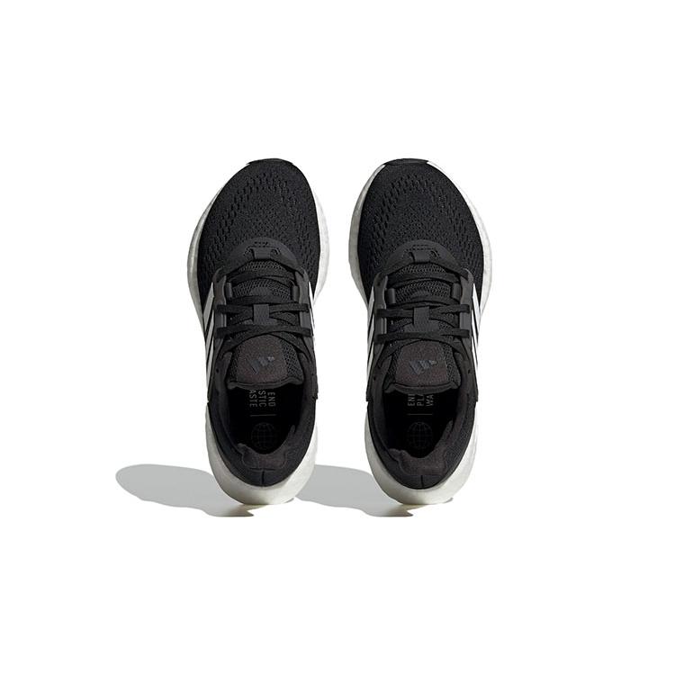 New Adidas Pureboost 22 Low Top Running Shoes Black White Teenagers GZ2599