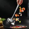 304Lange Steel Rvs Wok Spatel Cooking Equpment Kitchen Utensils Keuken Sleuven Rijst Lepel Kookgerei Gebruiksvoorwerp Set Turner