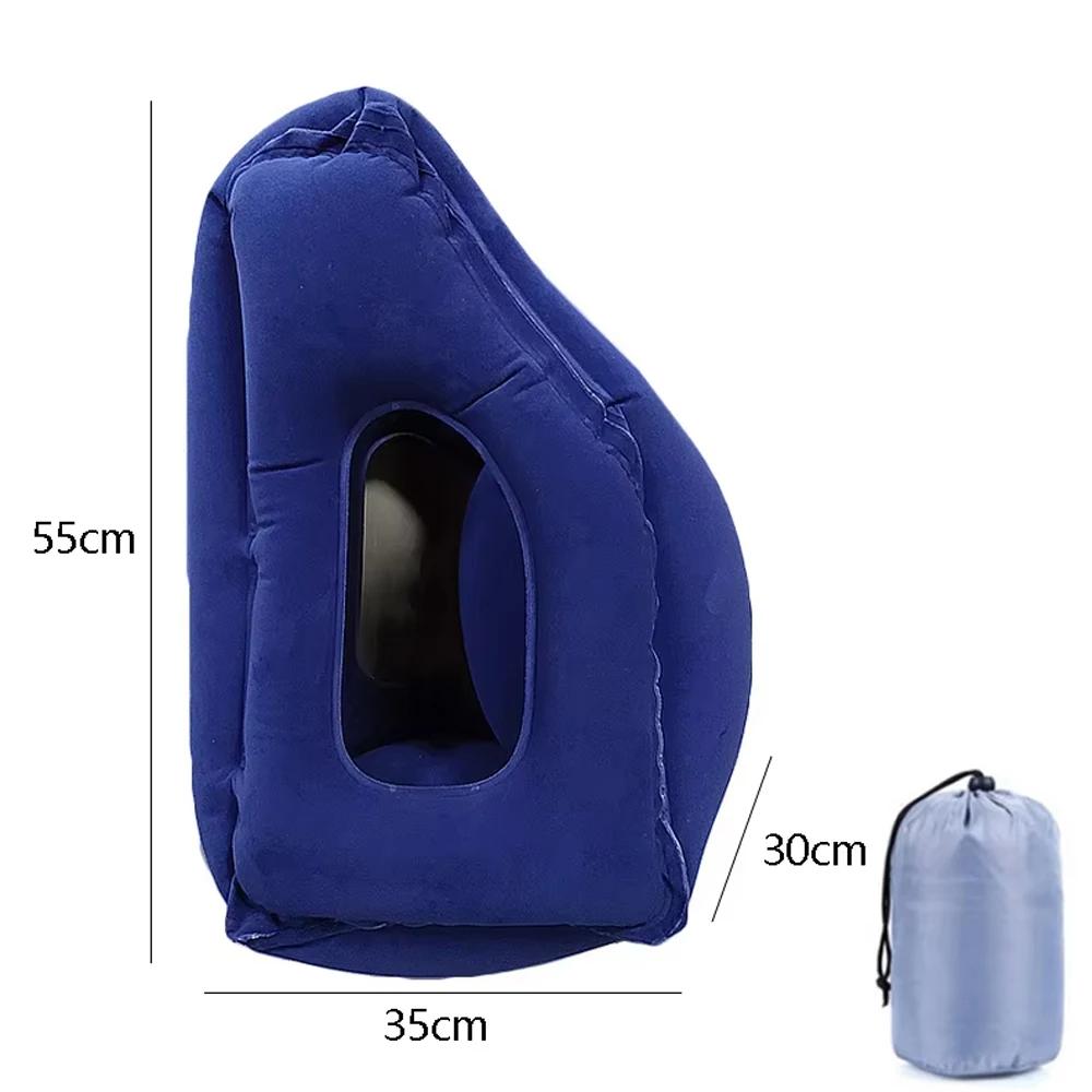 Inflatable Travel Pillow Office Nap Pillow Portable Cushion Neck Airplane Flight Outdoor Sleeping Bag Train  Sleep