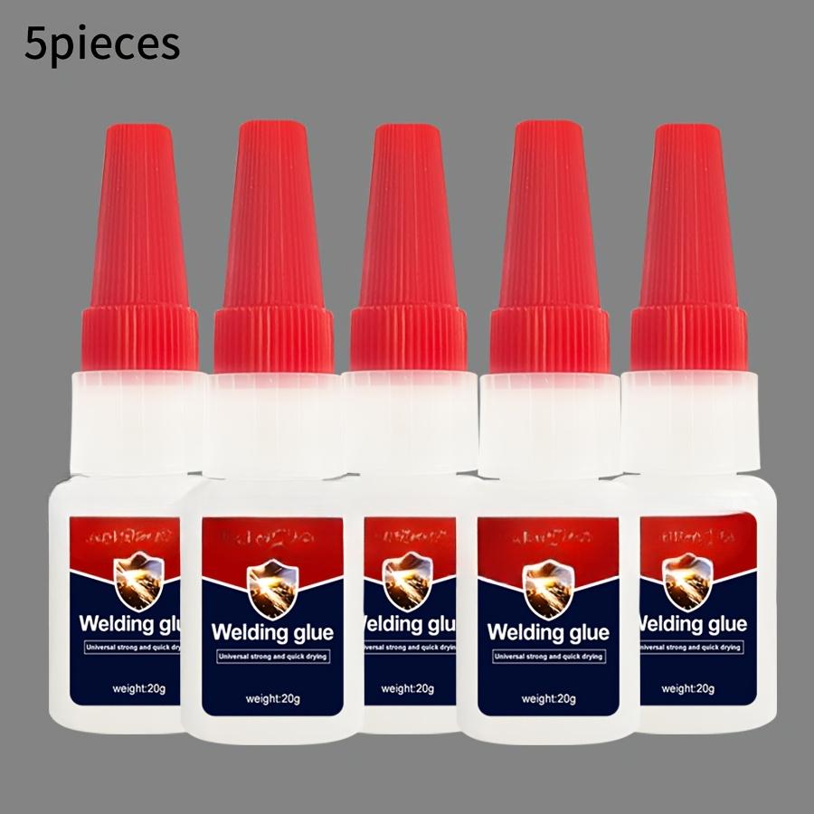 Sekundenkleber Schnellhärtend 10 Sekunden, Starke Verbindung für Kunststoff, Metall, Holz, Stein, Keramik, Glas Mehrzweck-Epoxidharzklebstoff