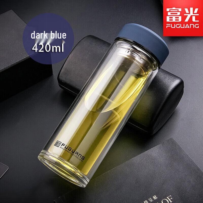 FUGUANG G1416 Double-Layer Glass Tumbler